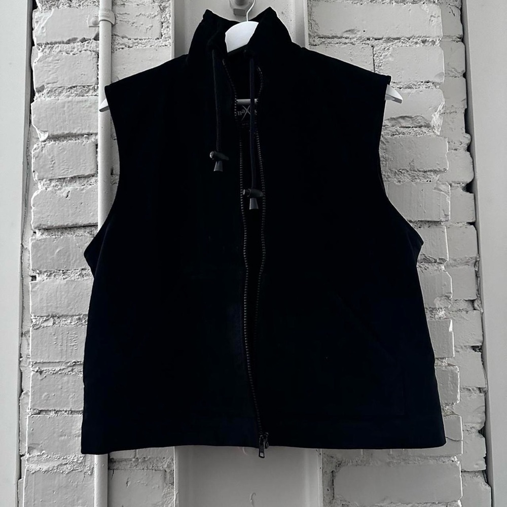Vintage Wilson’s Leather Maxima Black Suede Vest - Picture 6 of 6